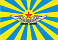Флаг ВВС СССР 90х135 см, шелк