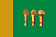 Флаг Пензы 90х135 см, шелк