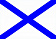 Флаг Андреевский 90х135 см, шелк