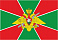 Флаг Пограничных войск РФ 90х135 см, шелк