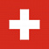Флаг Швейцарии 90х135 см, шелк