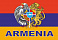 Флаг Армении с гербом и текстом