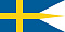 Флаг армии и ВМС Швеции