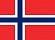 Флаг Норвегии 90х135 см, шелк